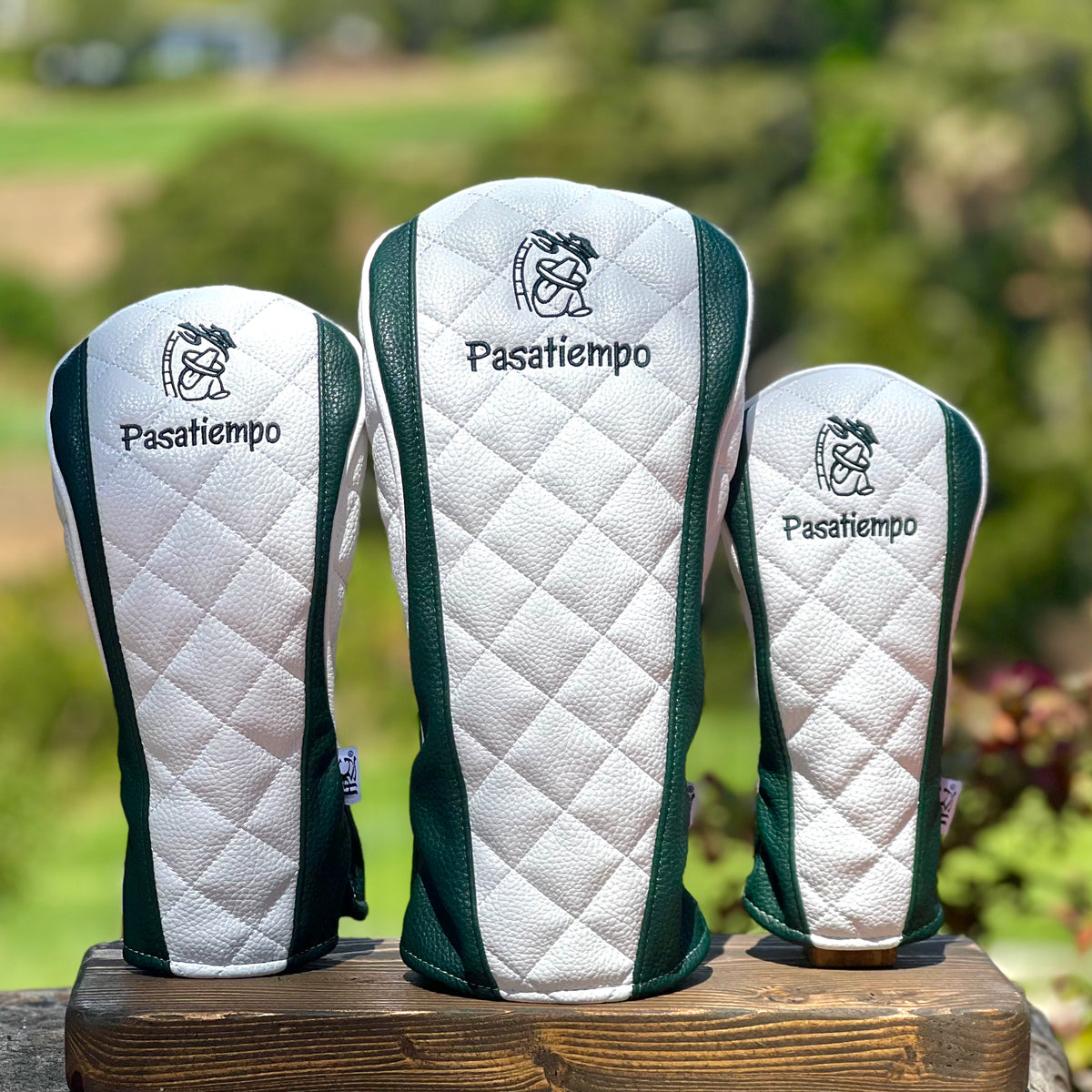 PRG Leather Head Covers Pasatiempo GC